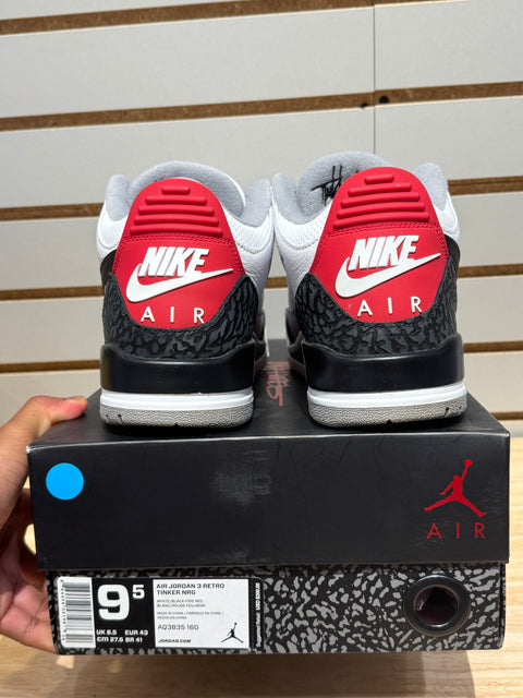 Jordan 3 Retro Tinker Hatfield Sz 9.5
