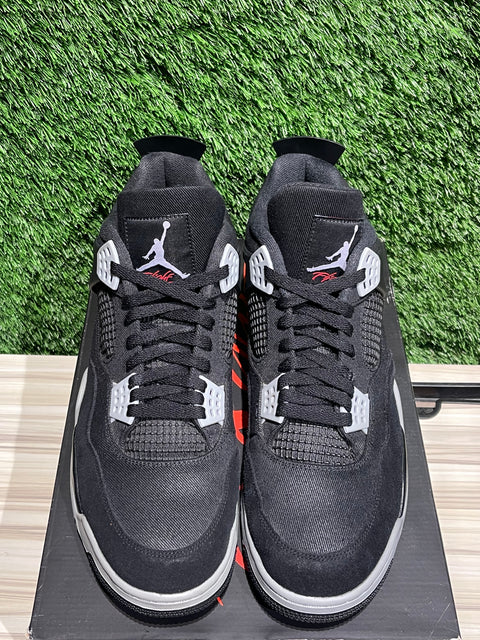 Jordan 4 Retro SE Black Canvas Sz 14M