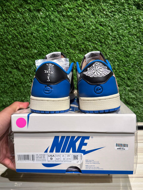Jordan 1 Retro Low OG SP Fragment x Travis Scott Sz 9