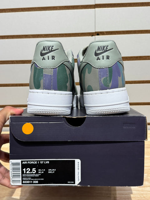 Nike Air Force 1 Low Camo Dark Stucco Sz 12.5