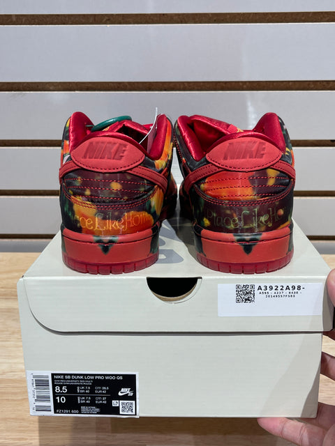 Nike SB Dunk Low The Wizard of Oz Poppy Field Sz 8.5M