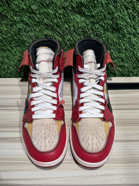 Jordan 1 Retro High Off-White Chicago Sz 9M