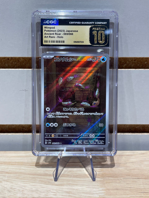 Pokémon Wimpod - 069/066 - SV4K: Ancient Roar (SV4K) CGC Pristine 10
