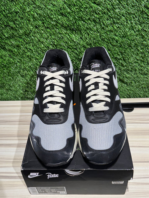 Nike Air Max 1 Patta Waves Black (with Bracelet) Sz 12
