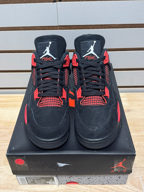 Jordan 4 Retro Red Thunder Sz 10.5