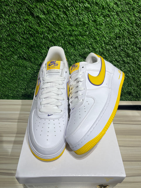 Nike Air Force 1 Low Retro QS Kobe Bryant Lakers Home Sz 12