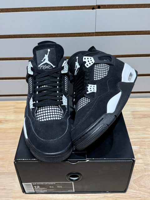 Jordan 4 Retro White Thunder Sz 10