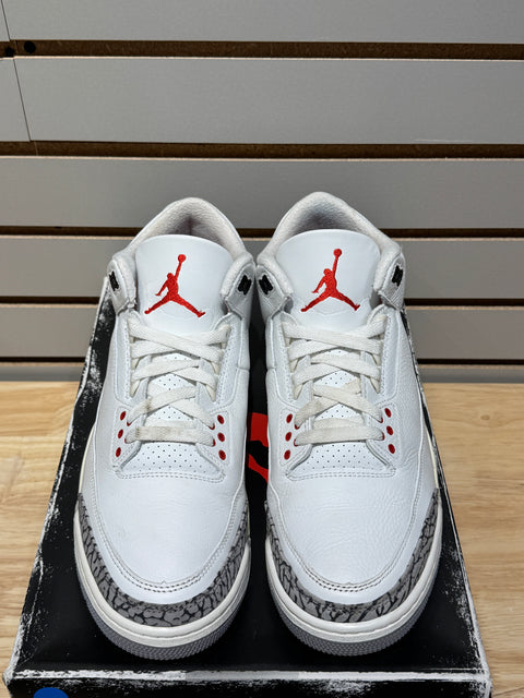 Jordan 3 Retro White Cement Reimagined Sz 10.5