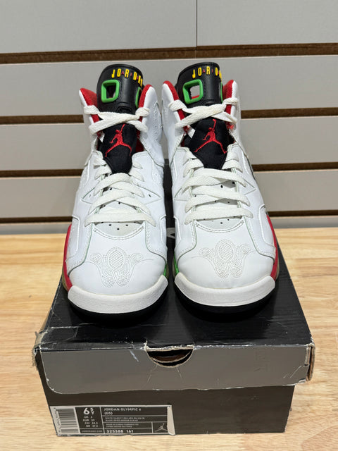 Jordan 6 Retro Olympic Flag Beijing Sz 6.5Y