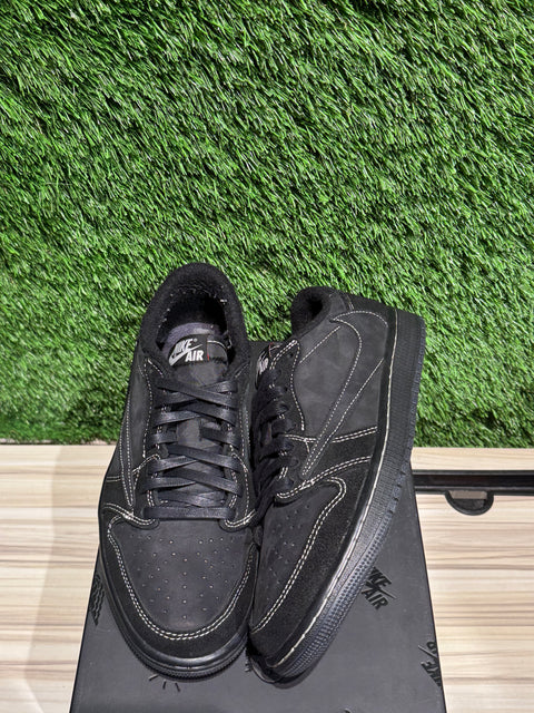 Jordan 1 Retro Low OG SP Travis Scott Black Phantom Sz 7M