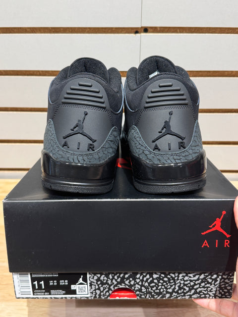 Jordan 3 Retro Black Cat (2025) Sz 11