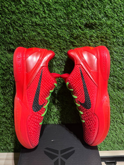 Nike Kobe 6 Protro Reverse Grinch Sz 9.5