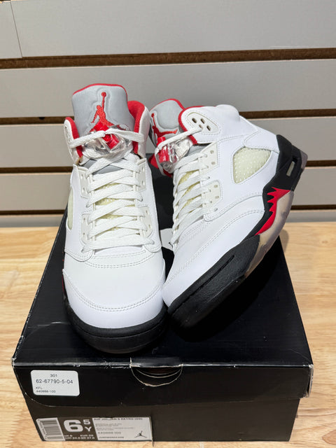 Jordan 5 Retro Fire Red 2013 (GS) Sz 6.5Y