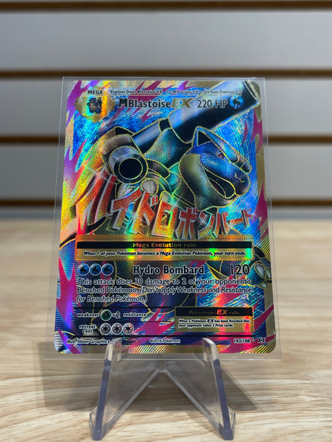 M Blastoise EX (Full Art) 102/108 Pokemon Evolutions Ultra Rare
