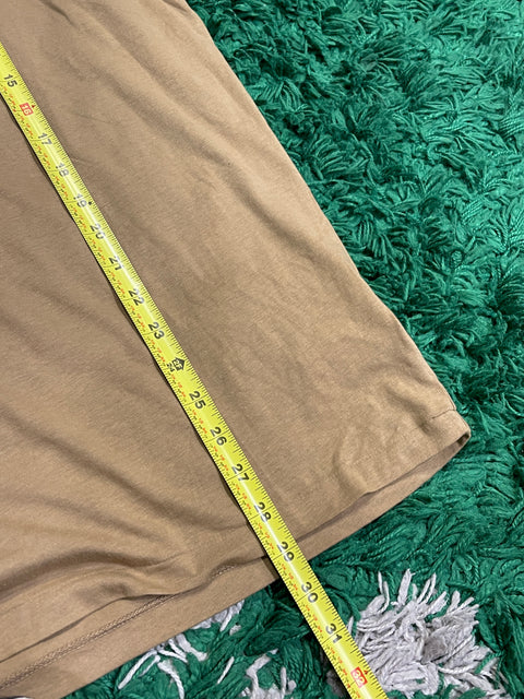 Polo Ralph Lauren Brown Cotton T-Shirt Light Brown Pony