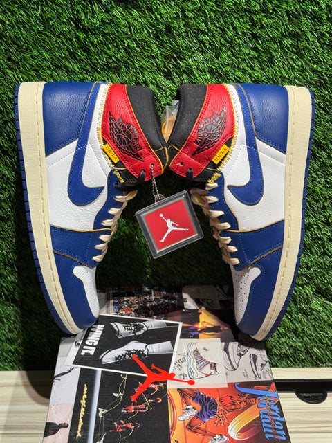 Jordan 1 Retro High Union Los Angeles Storm Blue Sz 10M.