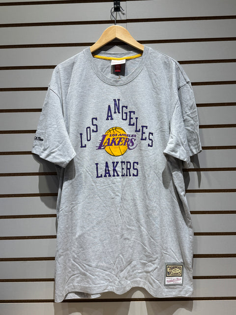 Los Angeles Lakers Heather Gray M&N x Bodega My Town's Hometown Logo T-Shirt Sz XXL