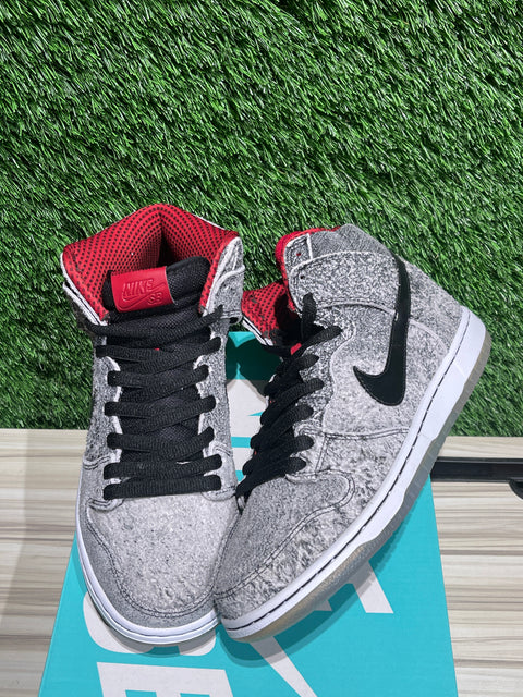 Nike SB Dunk High Salt Stain Sz 8M