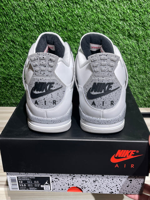 Jordan 4 Retro White Cement (2025) Sz 12