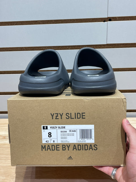 adidas Yeezy Slide Slate Grey Sz 8