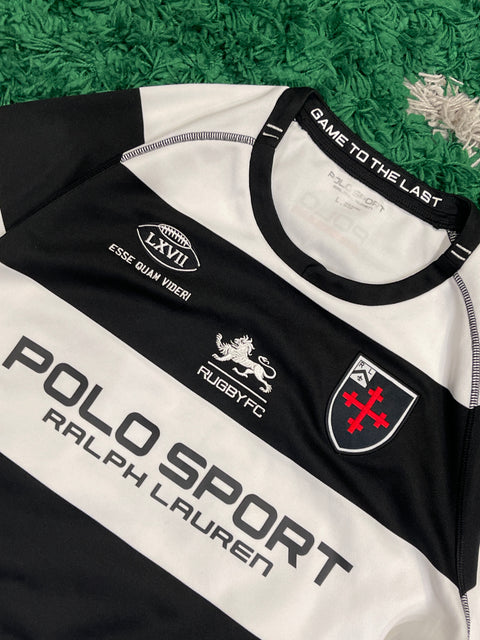 Polo Sport Ralph Lauren NWT Rugby Football Short Sleeve Striped Shirt