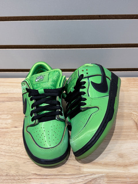 Nike SB Dunk Low The Powerpuff Girls Buttercup Sz 4M