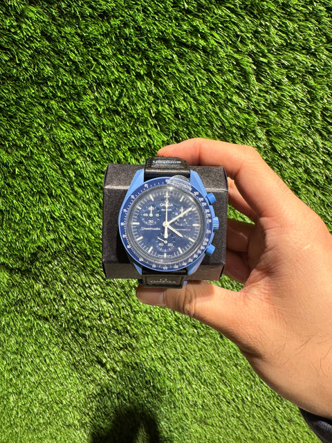 Swatch x Omega Bioceramic Moonswatch Mission to Neptune SO33N100