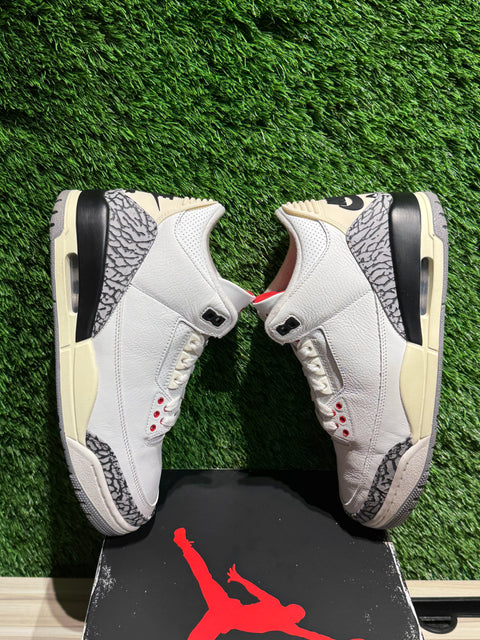 Jordan 3 Retro White Cement Reimagined Sz 9M