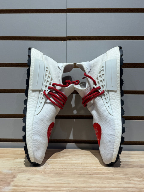 adidas NMD HU Pharrell Human Made White Red Sz 9