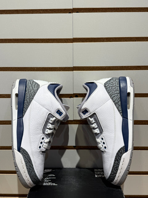 Jordan 3 Retro Midnight Navy (GS) Sz 7Y