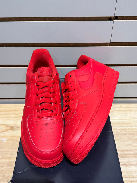Nike Air Force 1 Low Triple Red Sz 12