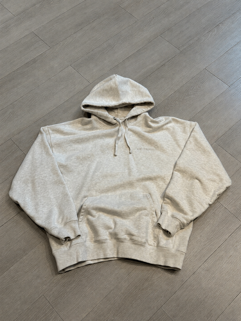 Aime Leon Dore Tonal Logo Hoodie Oatmeal Sz XXL