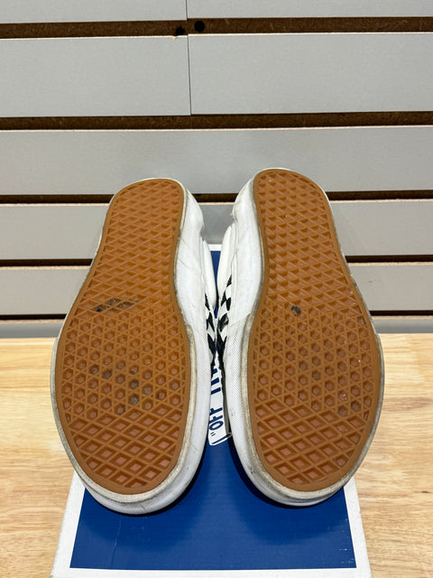 Classic Slip-On Checkerboard Vans Sz 10