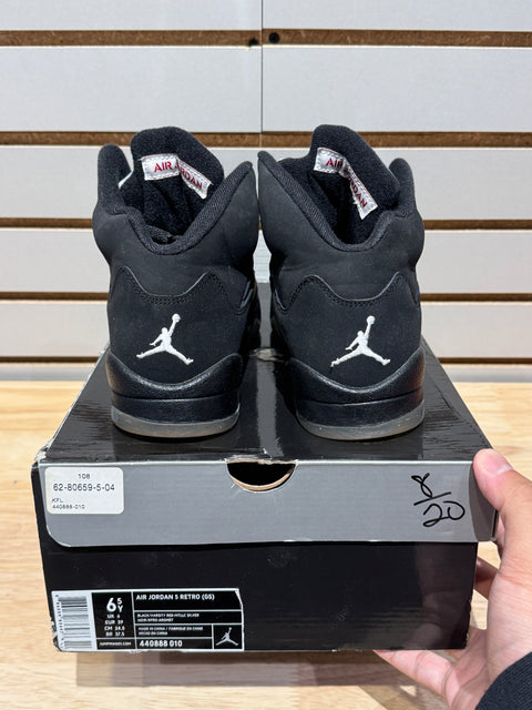 2011 Air Jordan 5 Retro Metallic Sz 6.5Y