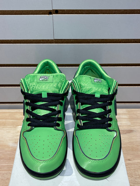 Nike SB Dunk Low The Powerpuff Girls Buttercup Sz 9.5