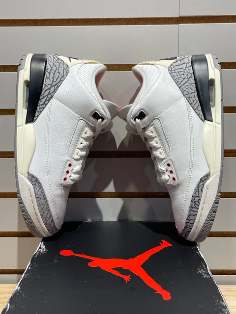 Jordan 3 Retro White Cement Reimagined Sz 10
