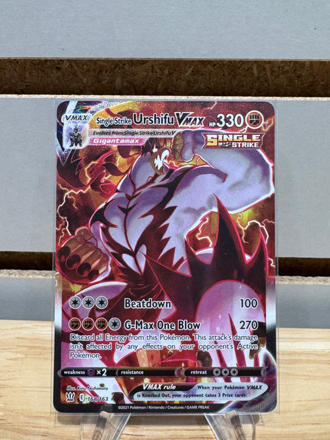 Pokémon Single Strike Urshifu VMAX (Alternate Art Secret) - SWSH05: Battle Styles (SWSH05)