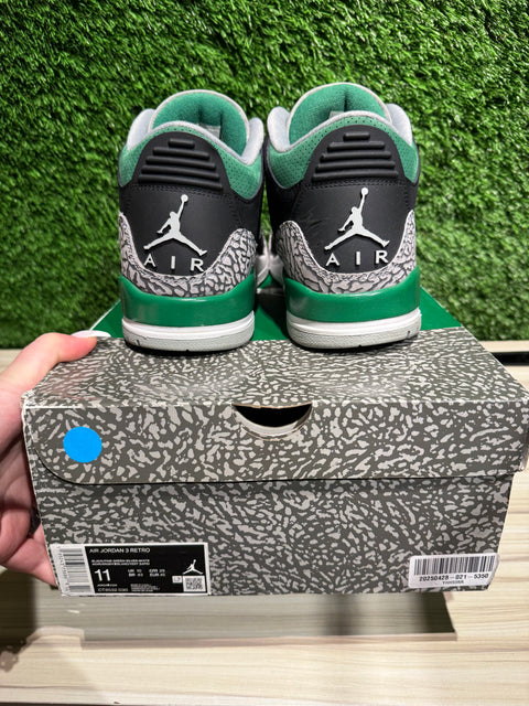 Jordan 3 Retro Pine Green Sz 11M