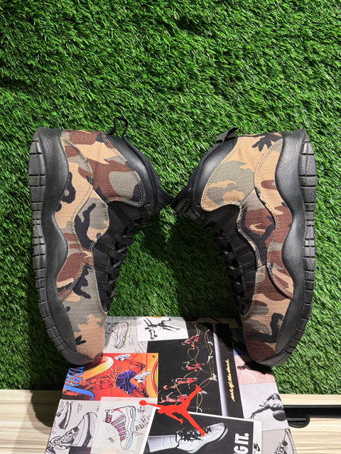 Jordan 10 Retro Woodland Camo Sz 10M