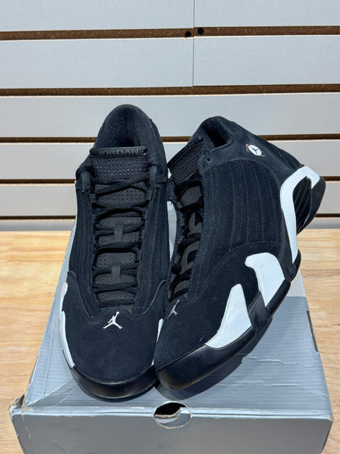 Jordan 14 Retro Black White Sz 13
