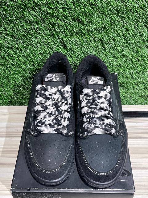 Jordan 1 Retro Low OG SP Travis Scott Black Phantom Sz 9M