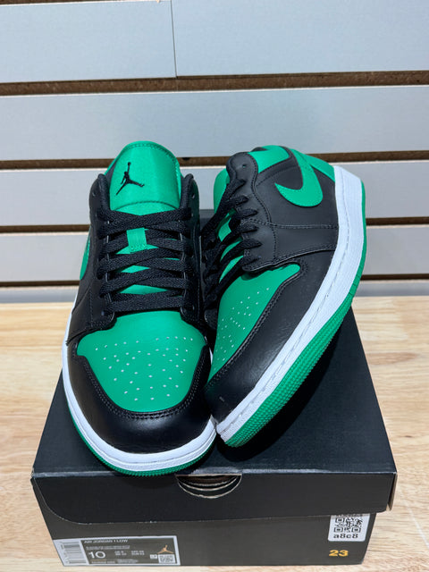 Jordan 1 Low Lucky Green Sz 10