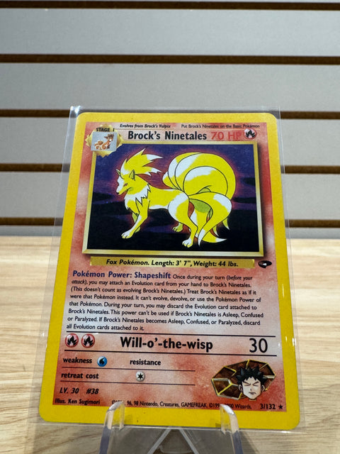 Brock's Ninetales - Pokemon Gym Challenge (G2) Holofoil