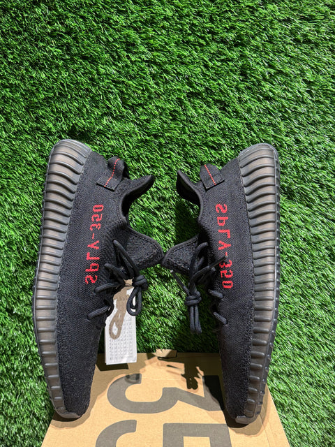 adidas Yeezy Boost 350 V2 Black Red Sz 12M