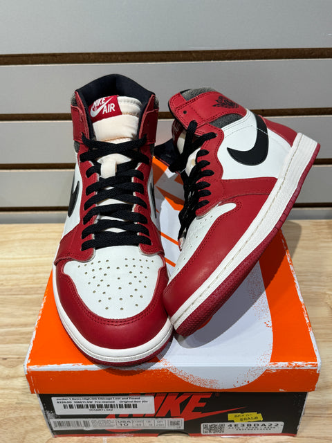 Jordan 1 Retro High OG Chicago Lost and Found Sz 10