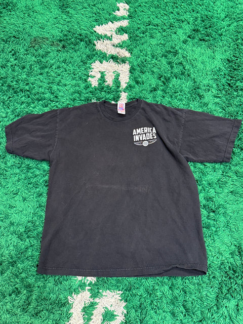 Bayside America Invades Tee Sz XL