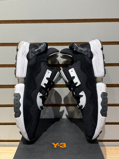 adidas Y-3 ZX Torsion Black White Sz 12.5