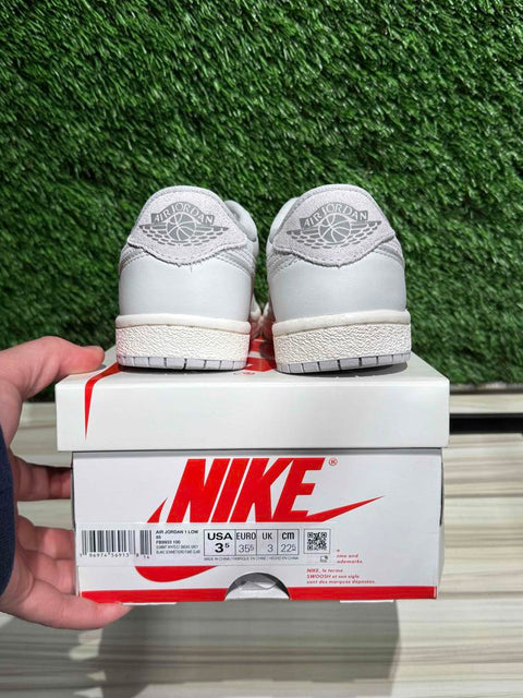 Jordan 1 Retro Low '85 Neutral Grey Sz 3.5M