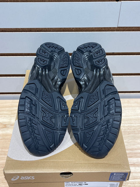 ASICS Gel-Kayano 14 Black Pure Silver Sz 6.5