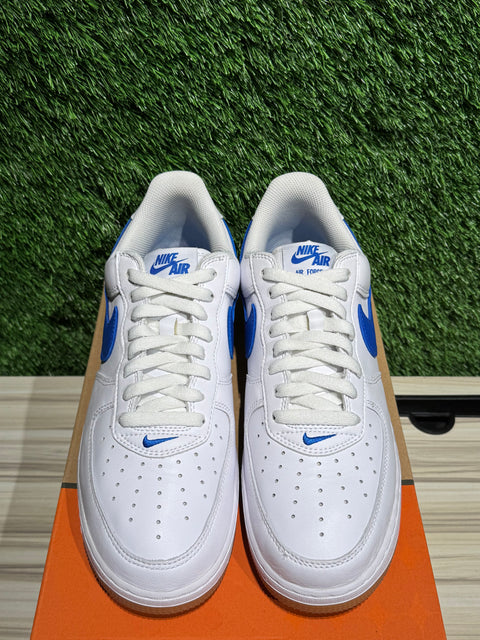 Nike Air Force 1 '07 Low Color of the Month Varsity Royal Gum Sz 9M